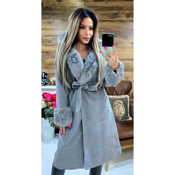 Сиво палто Jane